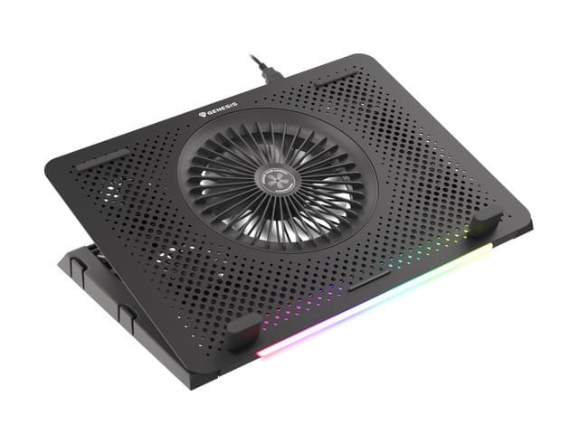 Natec Podstawka pod notebook Genesis Oxid 450 RGB  15.6''