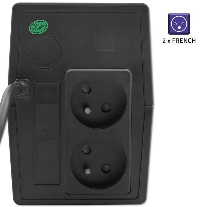 Qoltec Zasilacz awaryjny UPS | Monolith | 650VA | 360W
