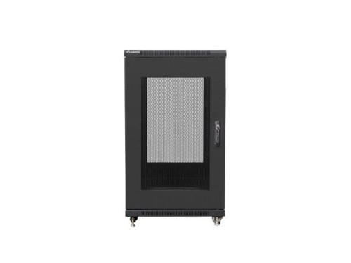 Lanberg Szafa stojąca 19 cali 22U 600x800 drzwi perforowane, czarna