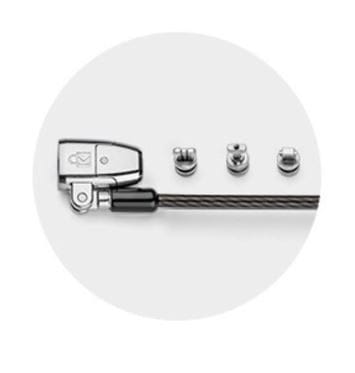 Kensington Blokada do laptopa ClickSafe 2.0 3-in-1 Keyed T-Bar, Nano, Wedge