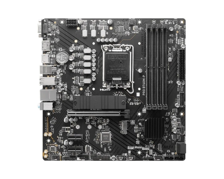 MSI Płyta główna PRO B760M-P s1700 4DDR5 DP/HDMI 2M.2 mATX