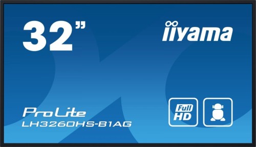 IIYAMA Monitor wielkoformatowy 31.5 cala LH3260HS-B1AG matowy 24h/7  500(cd/m2) VA 1920 x 1080 FHD Android.11 Wifi CMS(iiSignage2)