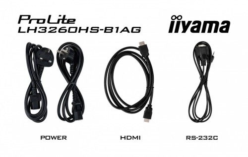 IIYAMA Monitor wielkoformatowy 31.5 cala LH3260HS-B1AG matowy 24h/7  500(cd/m2) VA 1920 x 1080 FHD Android.11 Wifi CMS(iiSignage2)