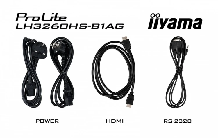 IIYAMA Monitor wielkoformatowy 31.5 cala LH3260HS-B1AG matowy 24h/7  500(cd/m2) VA 1920 x 1080 FHD Android.11 Wifi CMS(iiSignage2)
