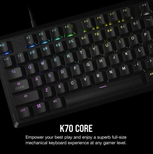 Corsair Klawiatura optyczno-mechaniczna K70 Pro RGB czarna