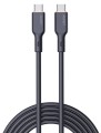 AUKEY CB-SCC101 kabel USB-C - USB-C 1m 100W PD 5A 20V silikonowy czarny