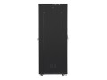 Lanberg Szafa stojąca Rack 19 cali 47U 800x1000mm, drzwi perforowane LCD (FLAT PACK) czarna