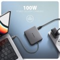 AXAGON HMC-5HL Wieloportowy hub USB 5in1, 5Gbps, 2x USB-A, HDMI 4K/60Hz, GLAN, PD 100W, 15cm USB-C kabel