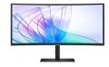 Samsung Monitor 34 cale ViewFinity S65VC VA 3440x1440 UWQHD 21:9 1xHDMI 1xDP 1xUSB-C 90W 2xUSB-A LAN 5ms HAS Webcam głośniki zakrzywiony 3YOS LS34C652
