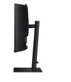 Samsung Monitor 34 cale ViewFinity S65VC VA 3440x1440 UWQHD 21:9 1xHDMI 1xDP 1xUSB-C 90W 2xUSB-A LAN 5ms HAS Webcam głośniki zakrzywiony 3YOS LS34C652