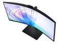 Samsung Monitor 34 cale ViewFinity S65VC VA 3440x1440 UWQHD 21:9 1xHDMI 1xDP 1xUSB-C 90W 2xUSB-A LAN 5ms HAS Webcam głośniki zakrzywiony 3YOS LS34C652