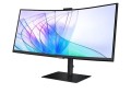 Samsung Monitor 34 cale ViewFinity S65VC VA 3440x1440 UWQHD 21:9 1xHDMI 1xDP 1xUSB-C 90W 2xUSB-A LAN 5ms HAS Webcam głośniki zakrzywiony 3YOS LS34C652
