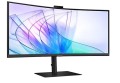 Samsung Monitor 34 cale ViewFinity S65VC VA 3440x1440 UWQHD 21:9 1xHDMI 1xDP 1xUSB-C 90W 2xUSB-A LAN 5ms HAS Webcam głośniki zakrzywiony 3YOS LS34C652