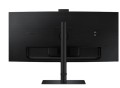 Samsung Monitor 34 cale ViewFinity S65VC VA 3440x1440 UWQHD 21:9 1xHDMI 1xDP 1xUSB-C 90W 2xUSB-A LAN 5ms HAS Webcam głośniki zakrzywiony 3YOS LS34C652