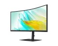 Samsung Monitor 34 cale ViewFinity S65UC VA 3440x1440 UWQHD 21:9 1xHDMI 1xDP 1xUSB-C 90W 3xUSB-A 5ms 100Hz HAS+PIVOT zakrzywiony głośniki 3Y OS LS34C6
