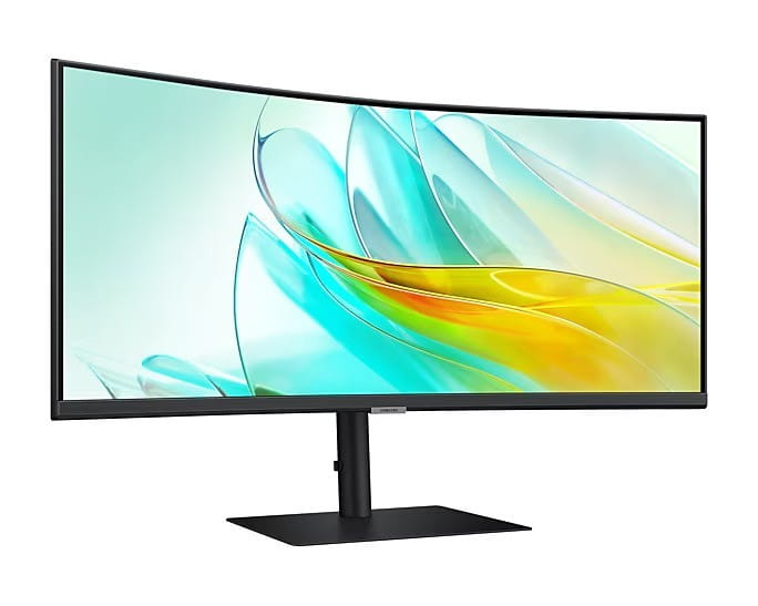 Samsung Monitor 34 cale ViewFinity S65UA VA 3440x1440 UWQHD 21:9 1xHDMI 1xDP 1xUSB-C(90W) 3xUSB 3.0 LAN (RJ45) 5ms 100Hz HAS+PIVOT zakrzywiony głośnik