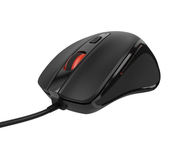 Natec Mysz Pigeon 2 4000 DPI 1.8m Czarna