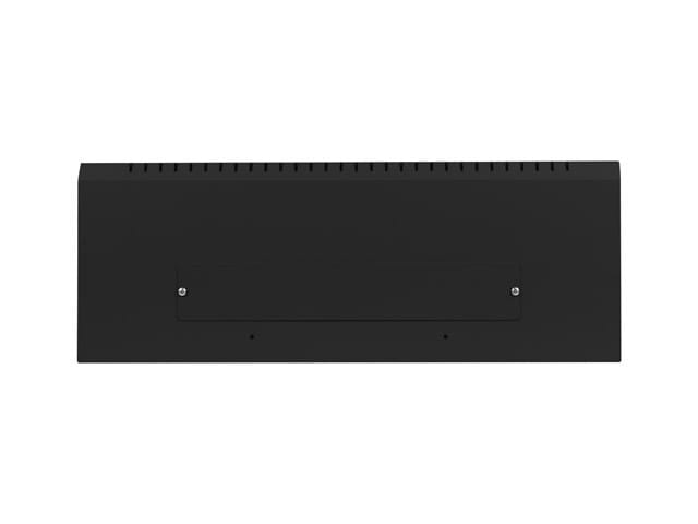 Lanberg Szafa instalacyjna rack wisząca 19 cali 4u+3u 540x200 niskoprofilowa (złożona) czarna