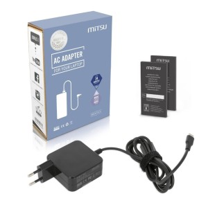 Mitsu Zasilacz ładowarka do laptopa 45W USB-C 5V-9V-12V-15V/3A, 20V/2.25A PD