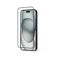 CRONG Szkło hartowane Anti-Bacterial 3D Armour Glass 9H na cały ekran iPhone 16 / iPhone 15 z ramką instalacyjną