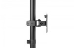 Digitus Uchwyt biurkowy pionowy 2xLCD max. 32 cale 8kg, zaciskowy, czarny