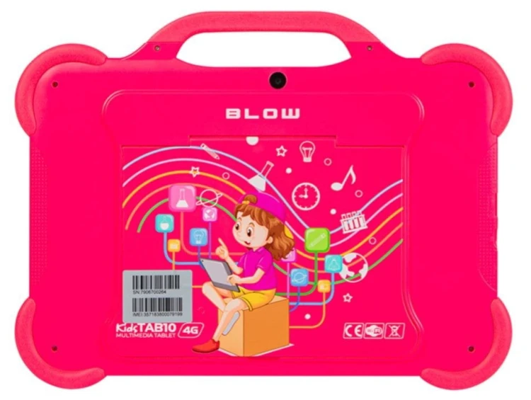 BLOW Tablet KidsTAB10 4G 4/64GB Różowe etui