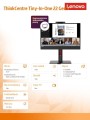 Lenovo Monitor 21.5 cala ThinkCentre Tiny-in-One Touch Gen 5 12N9GAT1EU