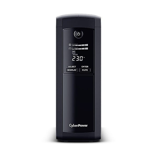 CyberPower Zasilacz awaryjny UPS VP1200EILCD 1200VA/720W AVR/LCD/8xC13/RJ11/RJ45