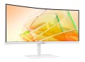 Samsung Monitor 34 cale ViewFinity S65CT VA 3440x1440 UWQHD 21:9 1xHDMI 1xDP 2xTB 4.0(90W/15W) 3xUSB 3.0 LAN 5ms 100Hz HAS głośniki zakrzywiony biały