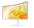 Samsung Monitor 34 cale ViewFinity S65CT VA 3440x1440 UWQHD 21:9 1xHDMI 1xDP 2xTB 4.0(90W/15W) 3xUSB 3.0 LAN 5ms 100Hz HAS głośniki zakrzywiony biały