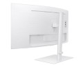 Samsung Monitor 34 cale ViewFinity S65CT VA 3440x1440 UWQHD 21:9 1xHDMI 1xDP 2xTB 4.0(90W/15W) 3xUSB 3.0 LAN 5ms 100Hz HAS głośniki zakrzywiony biały