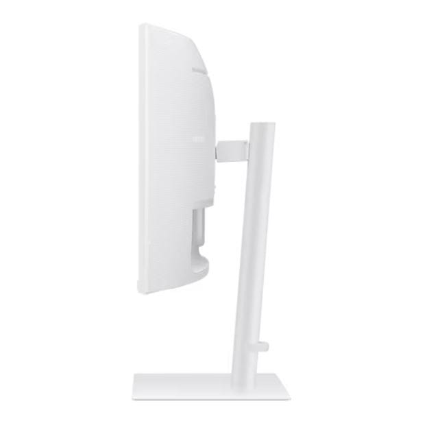 Samsung Monitor 34 cale ViewFinity S6 VA 3440x1440 UWQHD 21:9 1xHDMI 1xDP 2xTB 4.0(90W/15W) 3xUSB 3.0 LAN(RJ45) 5ms 100Hz HAS+PIV zakrzyw. gł. biały 3