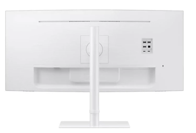 Samsung Monitor 34 cale ViewFinity S6 VA 3440x1440 UWQHD 21:9 1xHDMI 1xDP 2xTB 4.0(90W/15W) 3xUSB 3.0 LAN(RJ45) 5ms 100Hz HAS+PIV zakrzyw. gł. biały 3