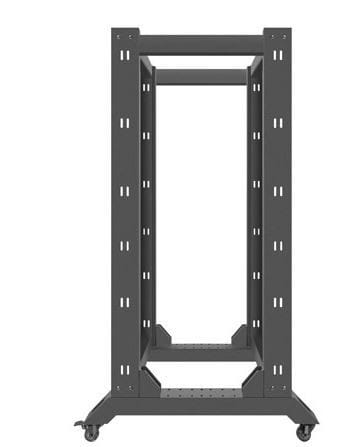 Lanberg Stojak Open Rack 27U 600x800mm czarny