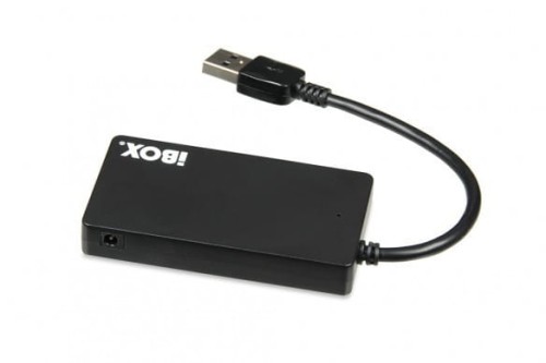iBOX Hub USB 3.0 4-porty, slim IUH3F56 Czarny
