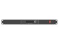 Lanberg Panel wentylacyjny LCD poziomy 1U z termostatem do szaf, 19 cali, 2 wentylatory, 230V, czarny