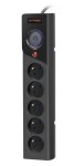 Armac Listwa zasilająca Z5 3m 5x230V 10A  Z5/30/CZ czarna