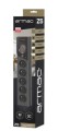Armac Listwa zasilająca Z5 3m 5x230V 10A  Z5/30/CZ czarna