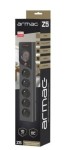 Armac Listwa zasilająca Z5 3m 5x230V 10A  Z5/30/CZ czarna