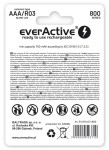 everActive Akumulatory paluszki R03/AAA 800 mAH blister 4 szt.