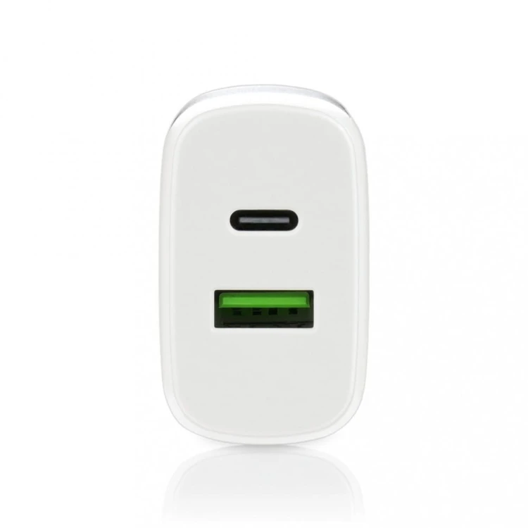 everActive Ładowarka USB/USB-C QC3.0 25W Biała