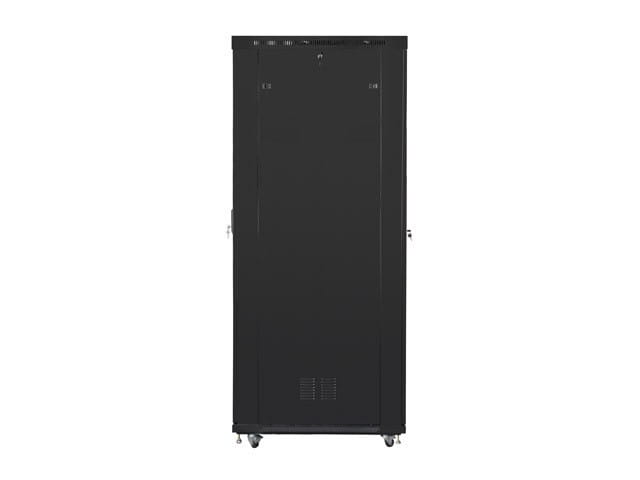 Lanberg Szafa stojąca Rack 19 cali 47U 800x1200mm, drzwi szklane LCD (FLAT PACK) czarna