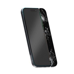 CRONG Szkło hybrydowe Nano Flexible Glass niepękające  iPhone 17e / 16e / 14 / 13 / 13 Pro