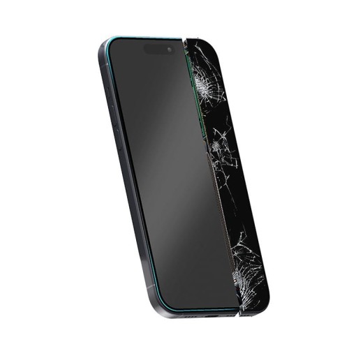 CRONG Szkło hybrydowe Nano Flexible Glass niepękające  iPhone 17e / 16e / 14 / 13 / 13 Pro