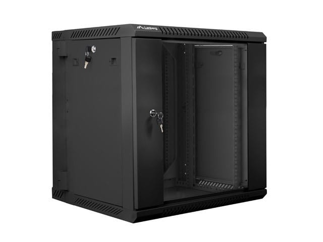Lanberg Szafa instalacyjna wisząca dwusekcyjna 19'' 12U 600X600mm czarna