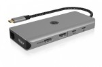 IcyBox Stacja dokująca IB-DK4061-CPD 12w1,2xHDMI, PD 100W