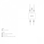 DICOTA Stacja dokująca USB-C Portable 4-in-1 D ock 4K 2xHDMI 100W PD