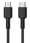 AUKEY CB-CD45 nylonowy kabel USB C - USB C | 0,9m | 3A | 60W PD | 20V