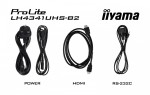IIYAMA Monitor ProLite LH4341UHS-B2 42.5 cala 24/7,500cd,4K,IPS,3xHDMI
