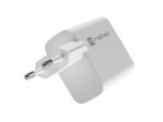 Natec Ładowarka sieciowa RIBERA GAN 1X USB-A + 1X USB-C 65W Biała